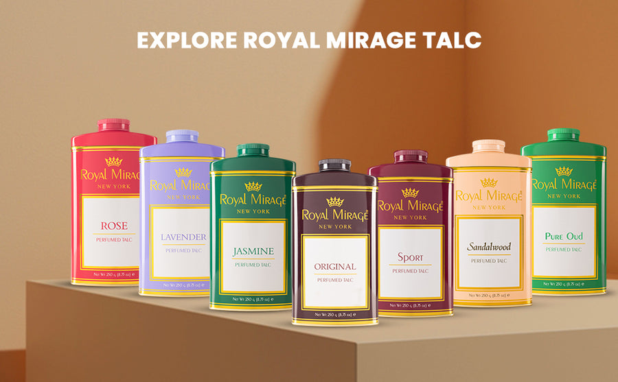 ROYAL MIRAGE TALC 250GM SANDALWOOD - A+ Image 5