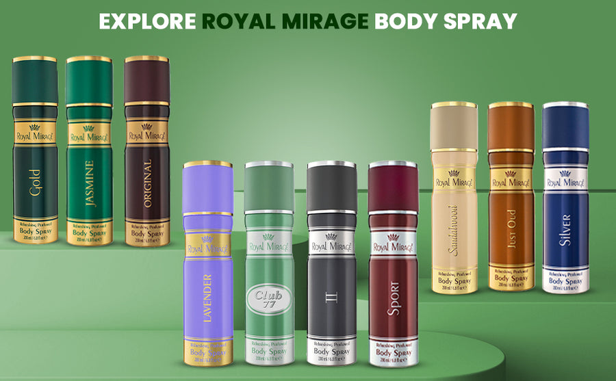 ROYAL MIRAGE BODY SPRAY 200ML PURE OUD - A+ Image 5