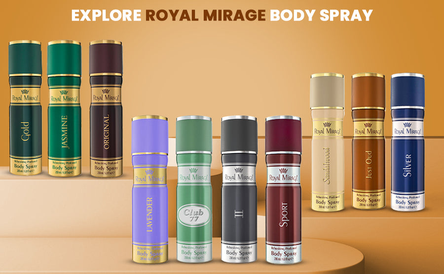 ROYAL MIRAGE BODY SPRAY 200ML JUST OUD - A+ Image 5
