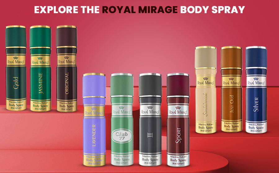ROYAL MIRAGE BODY SPRAY 200ML ROSE - A+ Image 5
