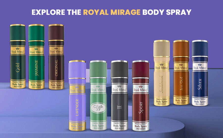 ROYAL MIRAGE BODY SPRAY 200ML LAVENDER - A+ Image 5
