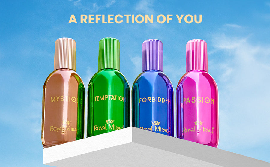 ROYAL MIRAGE EDT 100ml METALLIC in PLEXI CASE - TEMPTATION - A+ Image 5