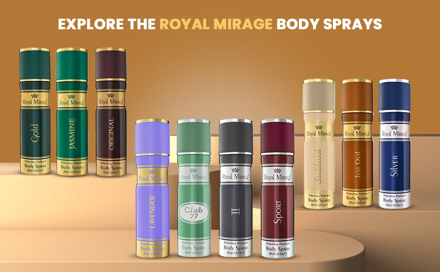 ROYAL MIRAGE BODY SPRAY 200ML SANDALWOOD - A+ Image 5
