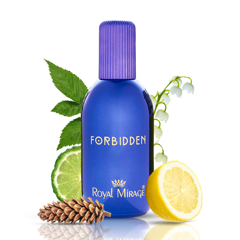 ROYAL MIRAGE EDT 100ml METALLIC in PLEXI CASE - FORBIDDEN