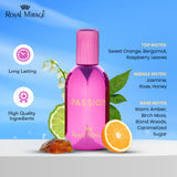 ROYAL MIRAGE EDT 100ml METALLIC in PLEXI CASE - PASSION - Image 2